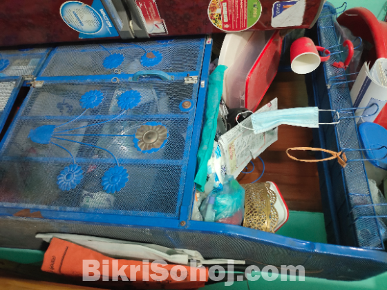 সোফা:১ জোডা, বালতি: ১ জোডা,রেক ১টা,হাই কমোড:১টা